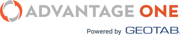 Logo for Advantage One powered by Geotab